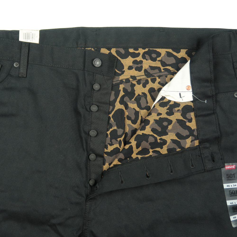 Levis 501 Shrink to Fit Raw Jeans Bubble Leopard - Picture 7 of 8